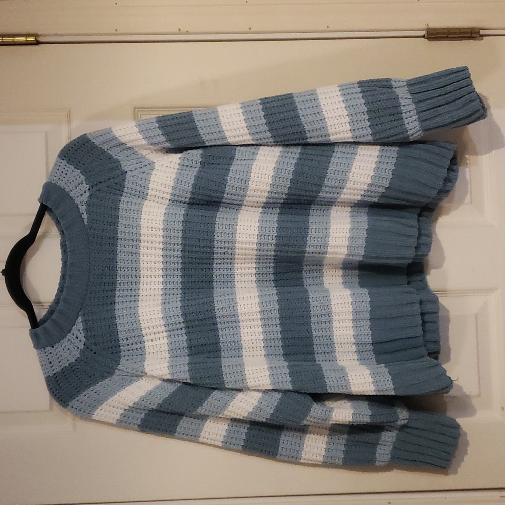 Dip striped sweater